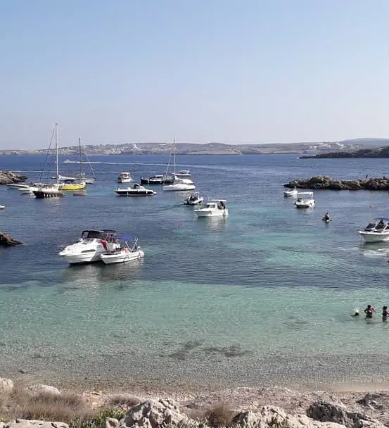 cala tosqueta minorca
