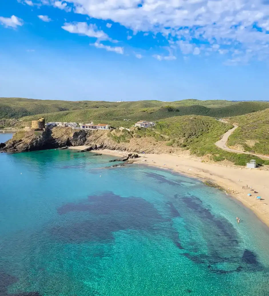 sa mesquida beach menorca