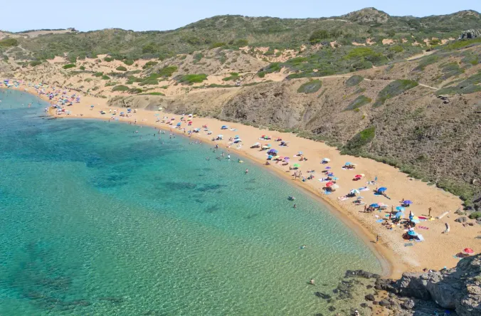 cala cavalleria beach menorca