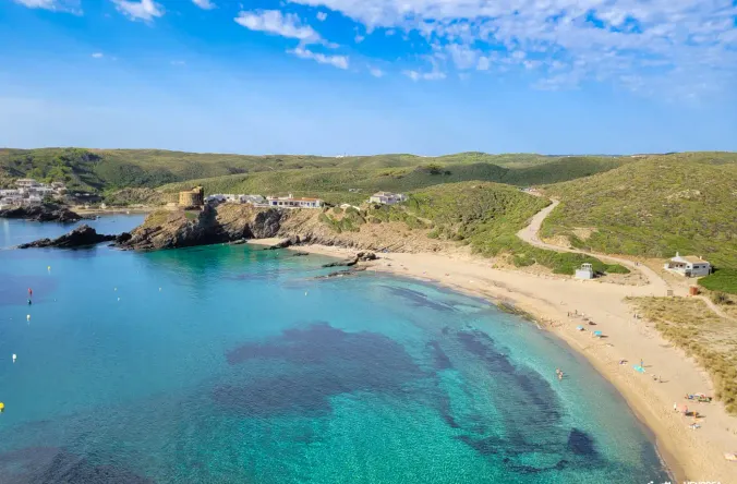 sa mesquida beach menorca