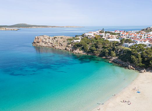 arenal den castell beach menorca