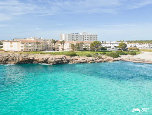 cala en bosch beach menorca
