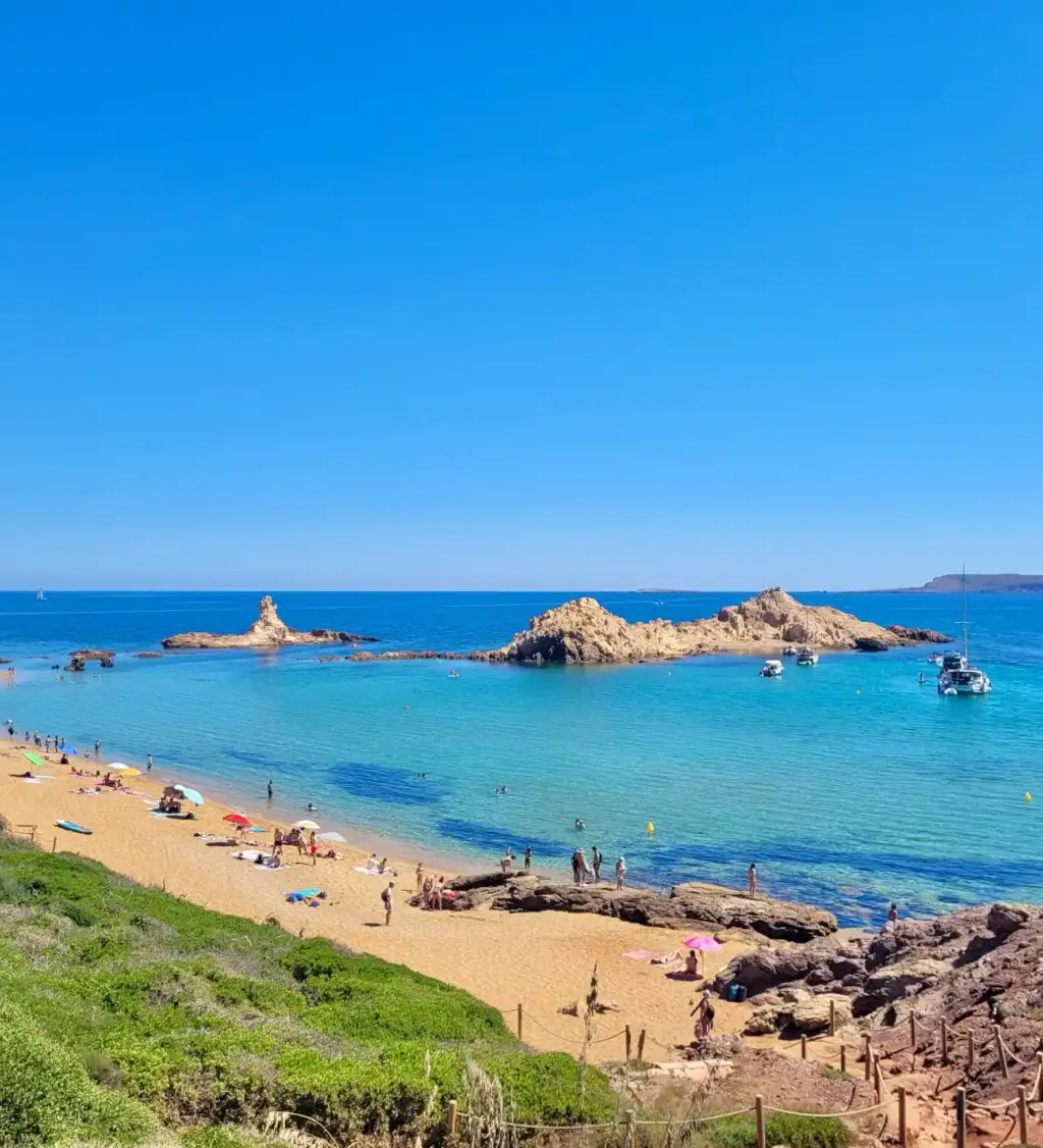 cala pregonda beach menorca