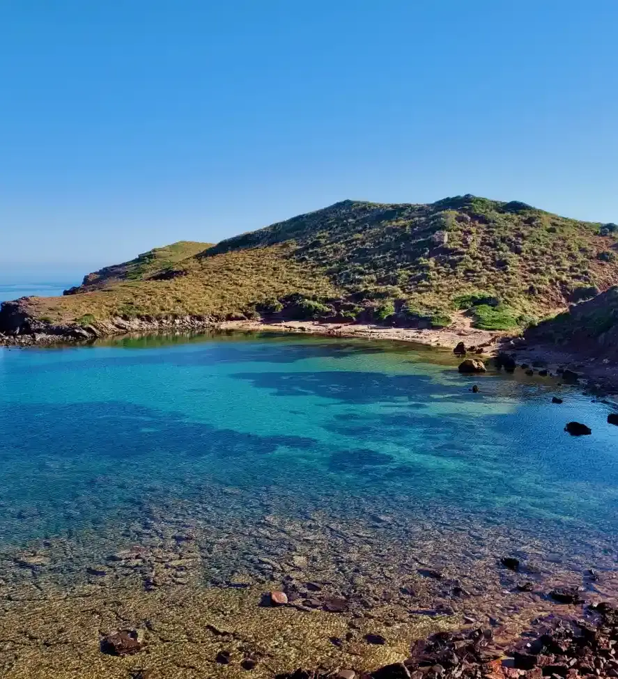 cala rotja beach menorca