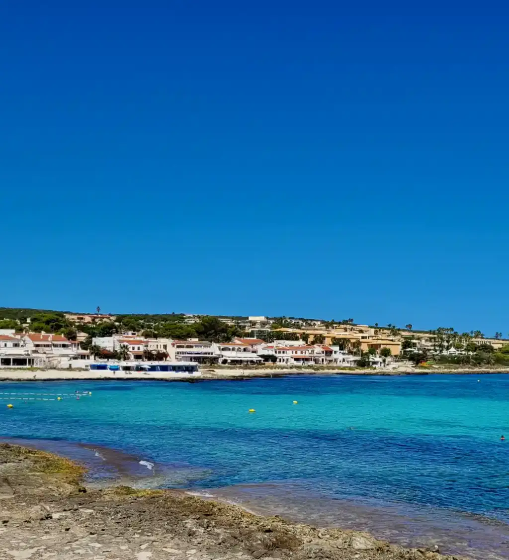 playa punta prima menorca
