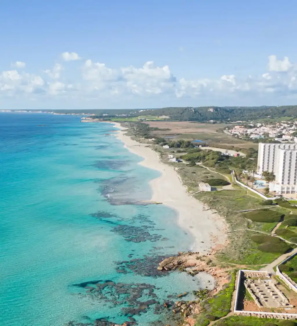 son bou beach menorca