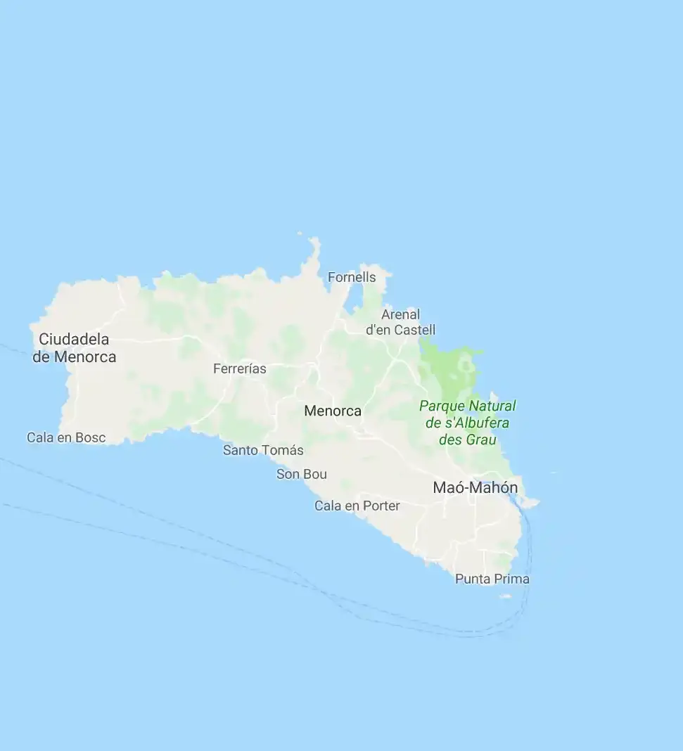 municipios de menorca