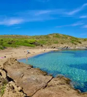 sa torreta beach cala rambles menorca