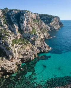 llucalari beach cove minorca