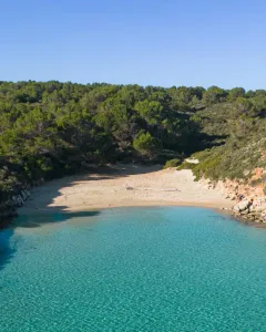 cala pudent beach menorca