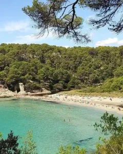 cala trebaluger beach menorca