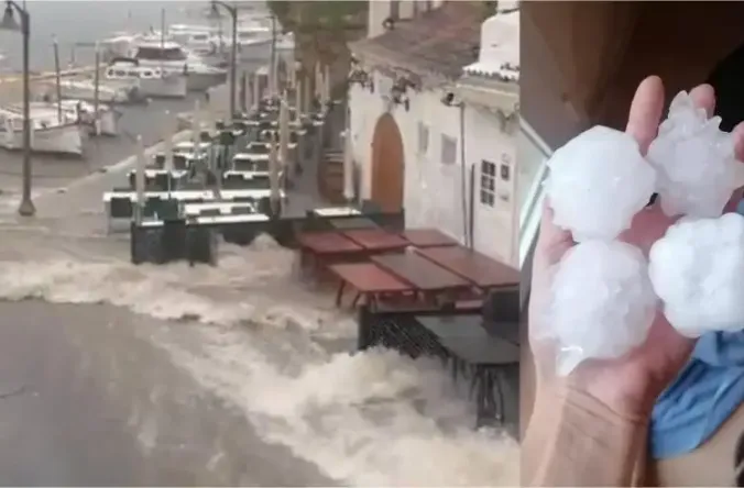 hailstorm menorca 2022