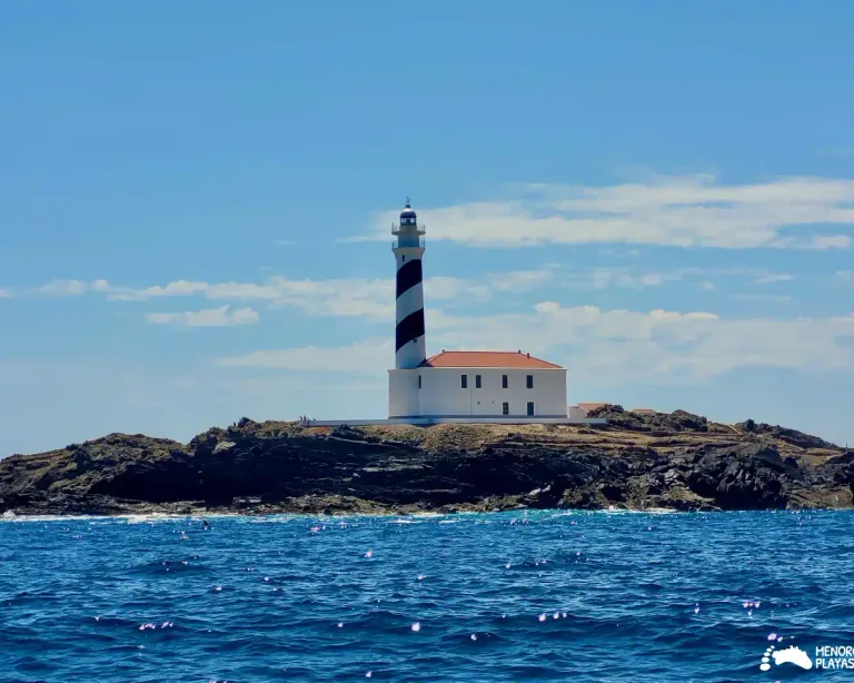 Favàritx lighthouse and its surroundings in Menorca