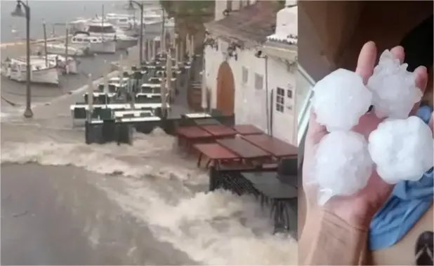 granizada menorca agosto 2022