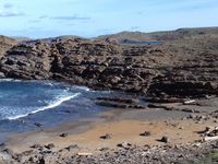 cala en valent beach menorca