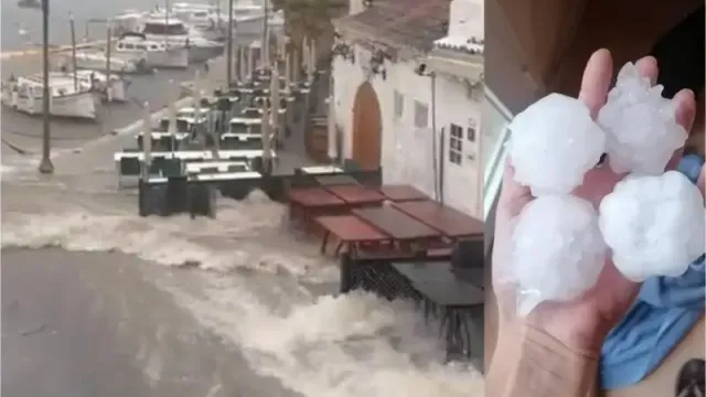 granizada menorca agosto 2022