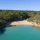 cala pudent beach menorca