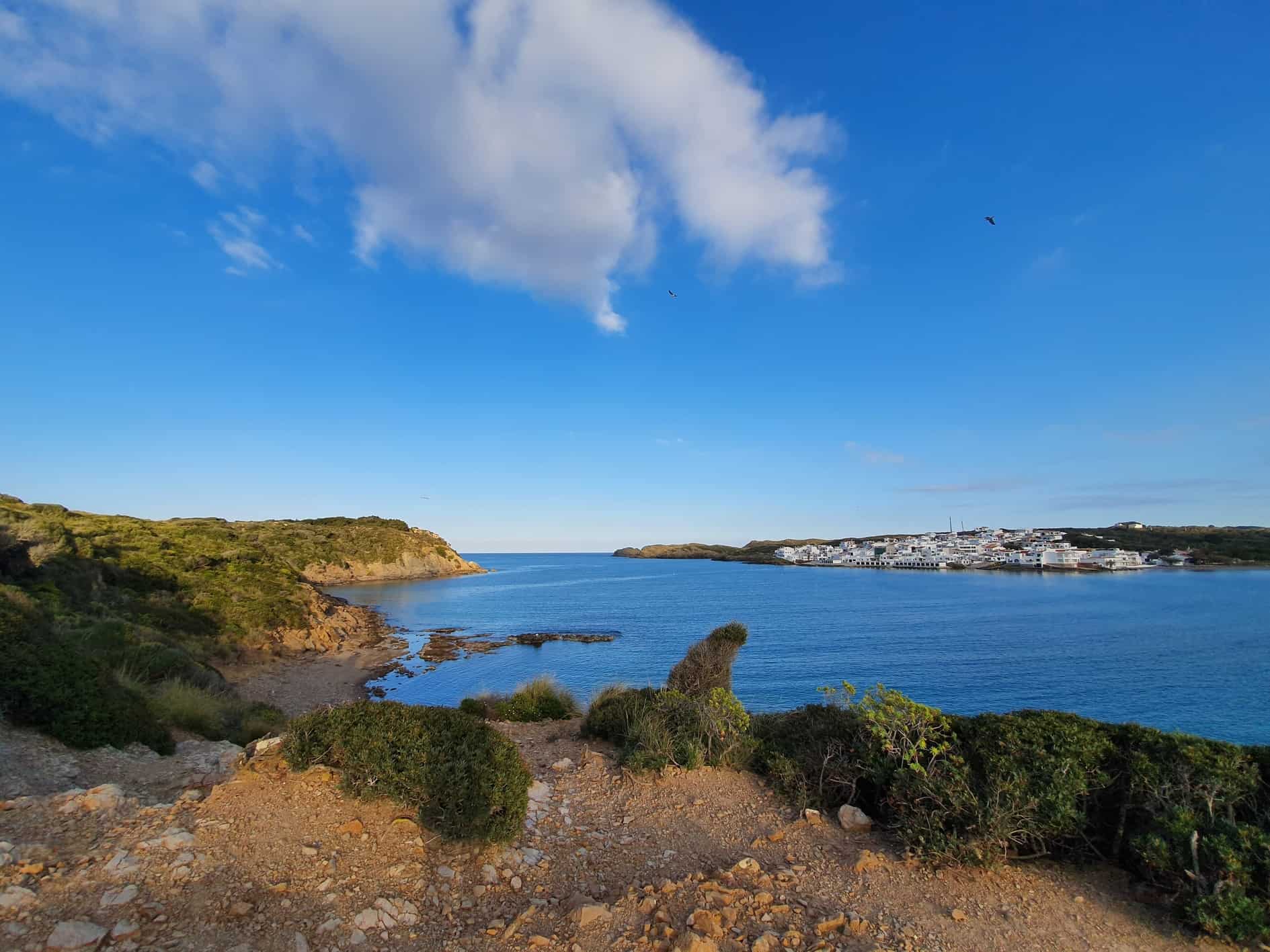 cala en vidrier beach menorca