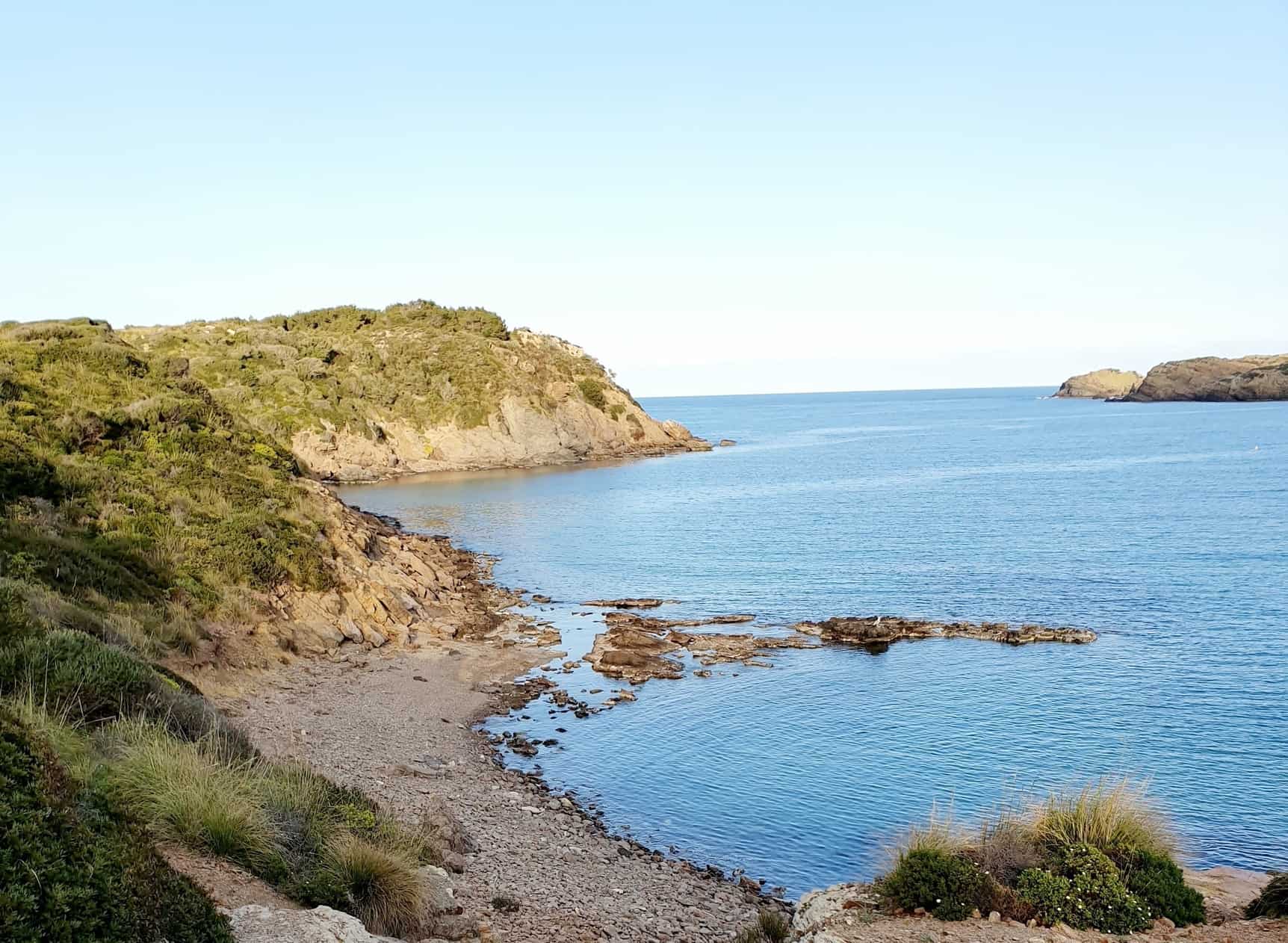 cala en vidrier menorca beach