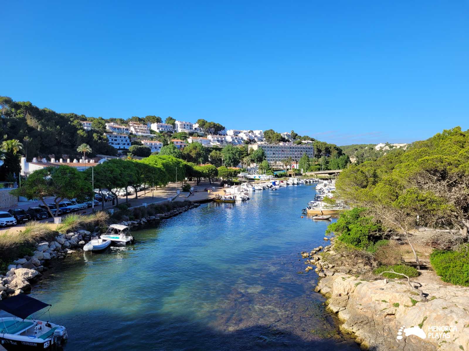 cala galdana town menorca