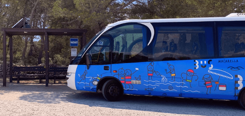 bus cala macarella menorca