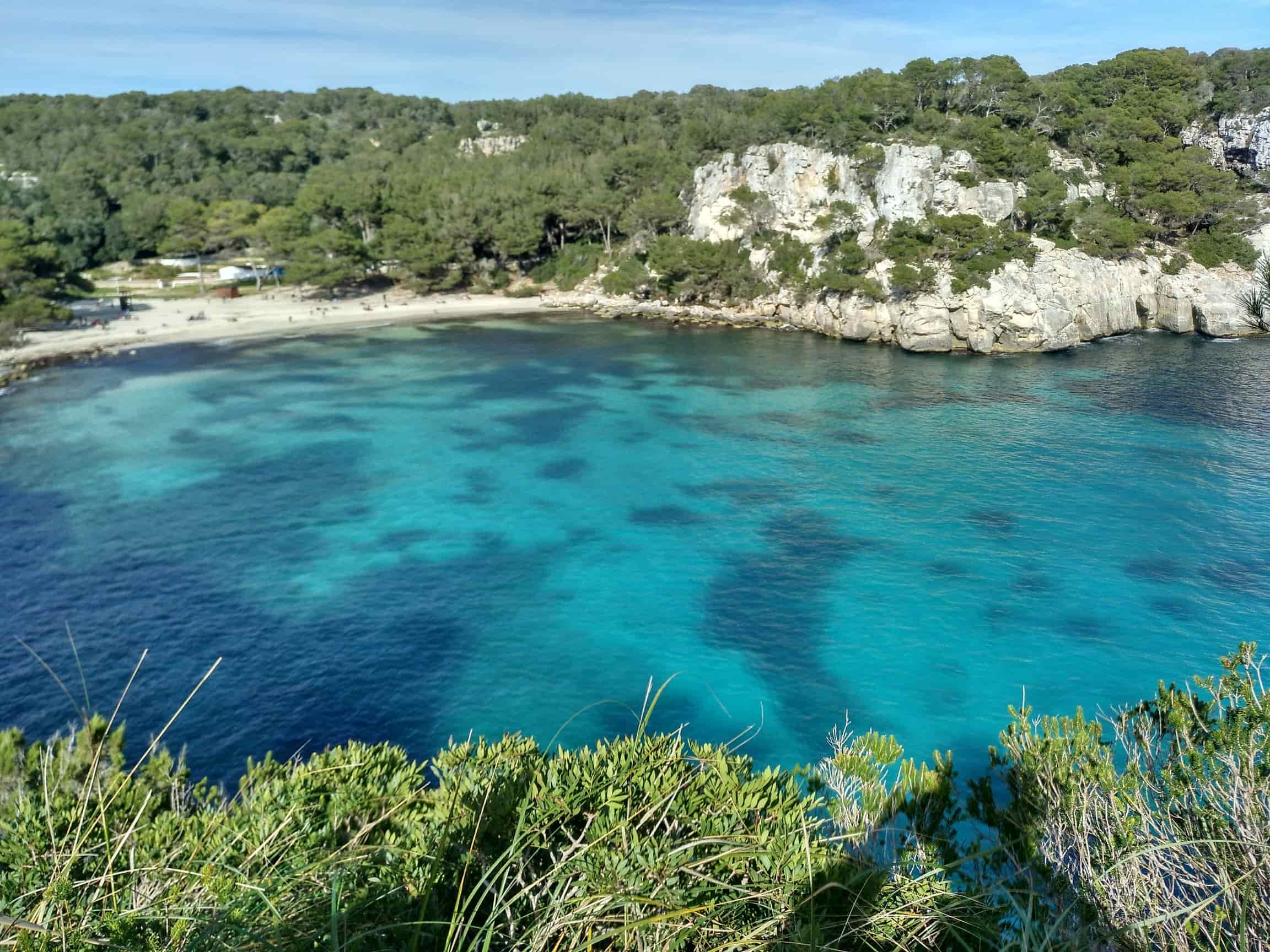 cala macarella beach in menorca