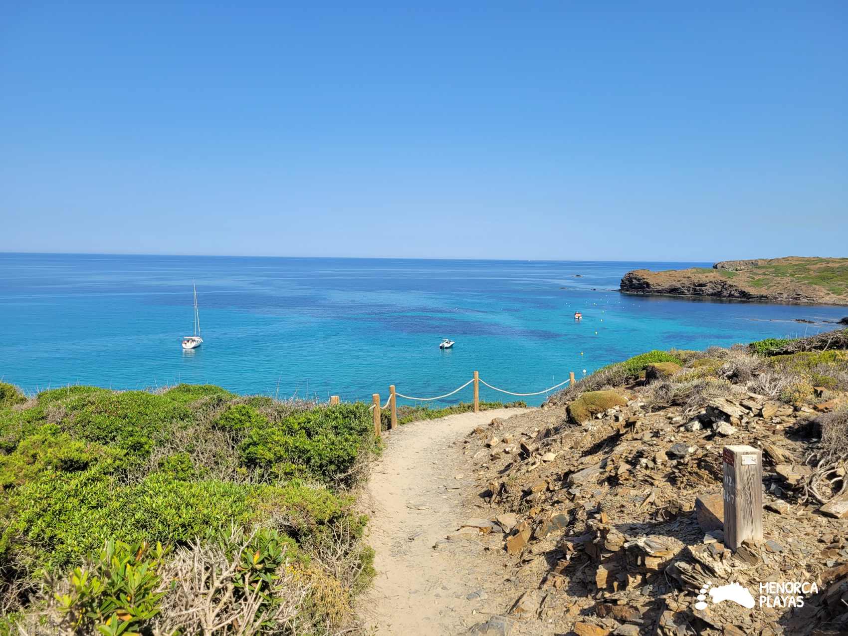 como llegar a cala presili menorca