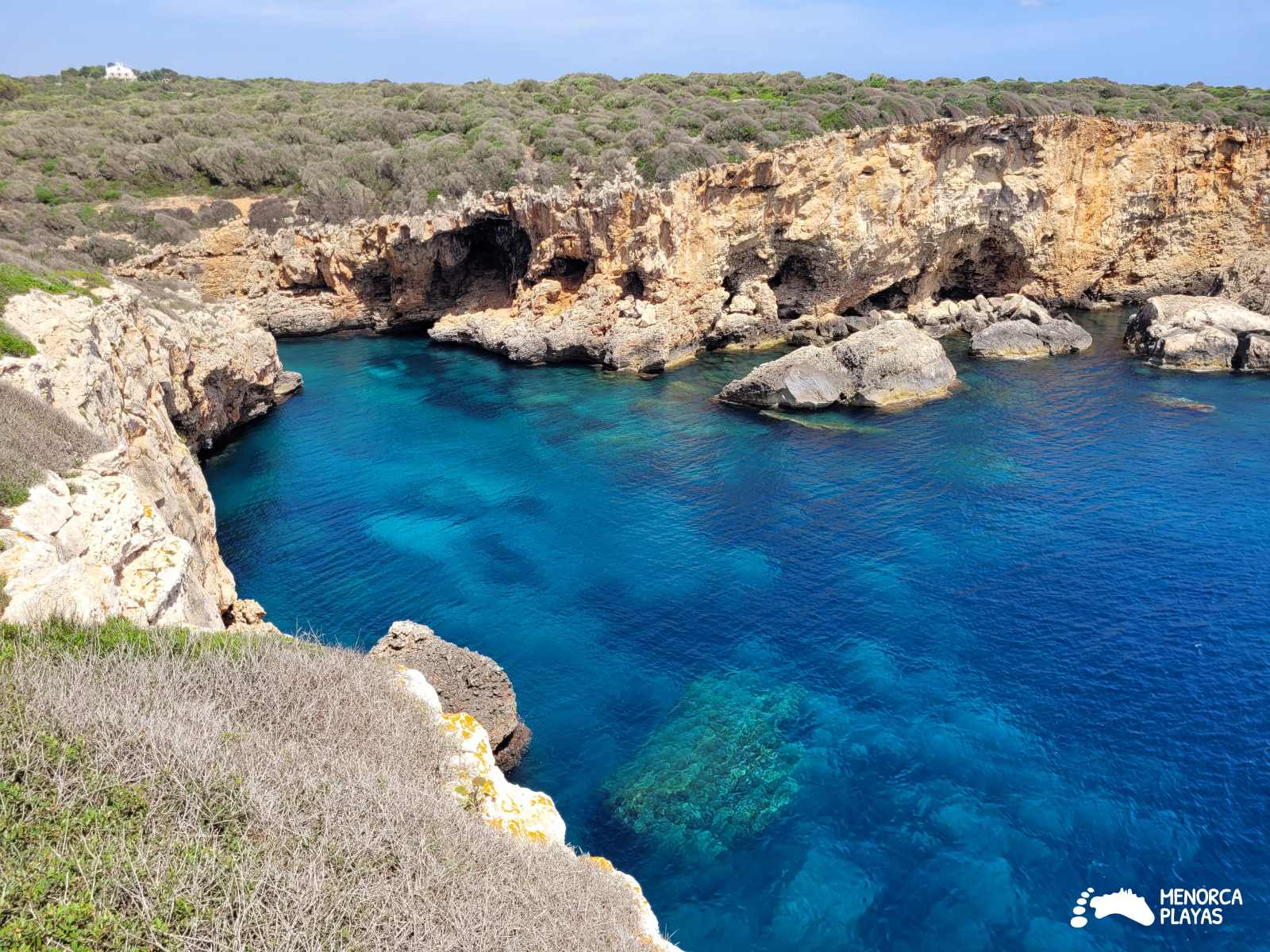 cala rafalet by boat menorca