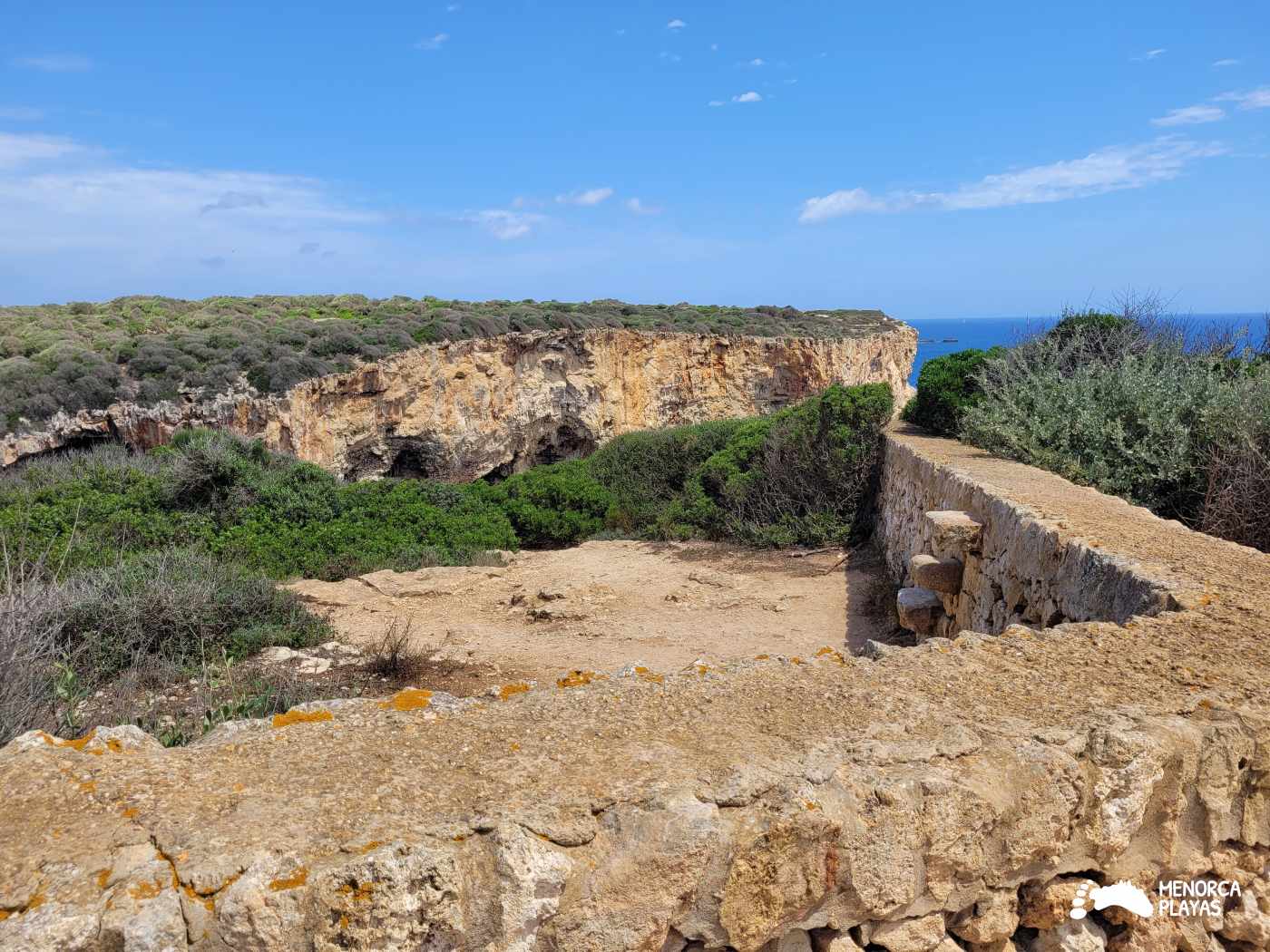 route trip to cala rafalet menorca