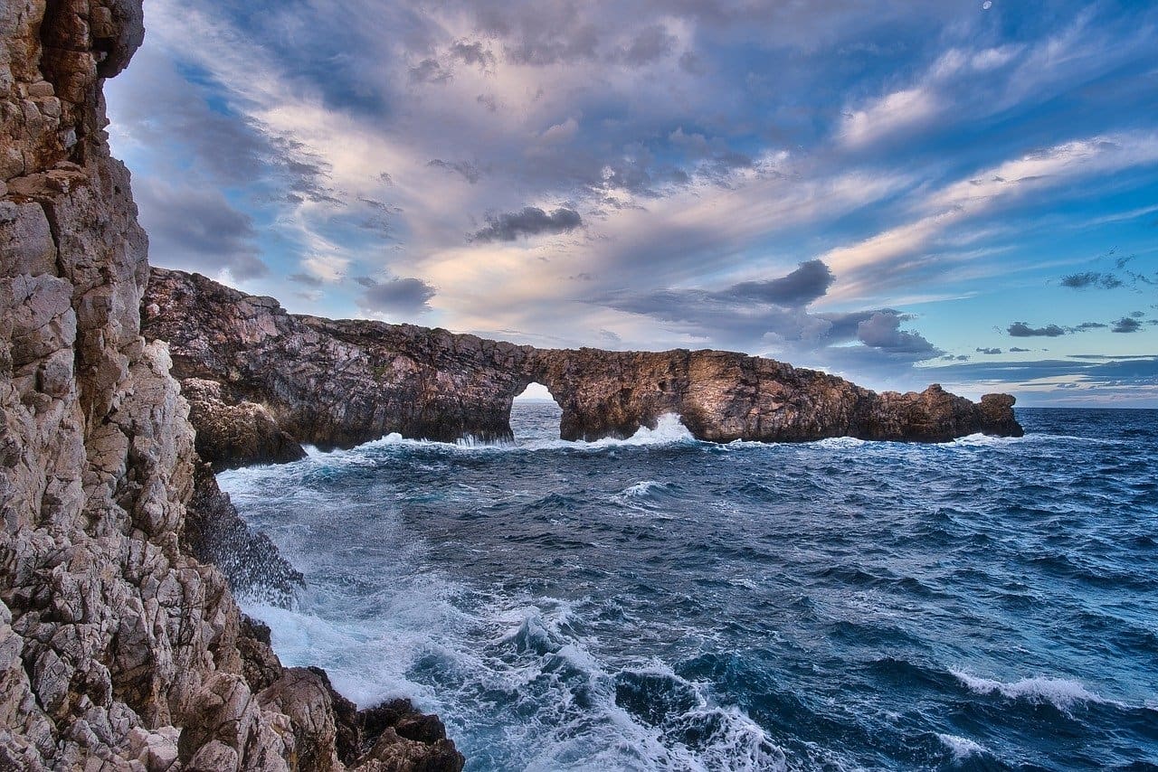 sea december menorca