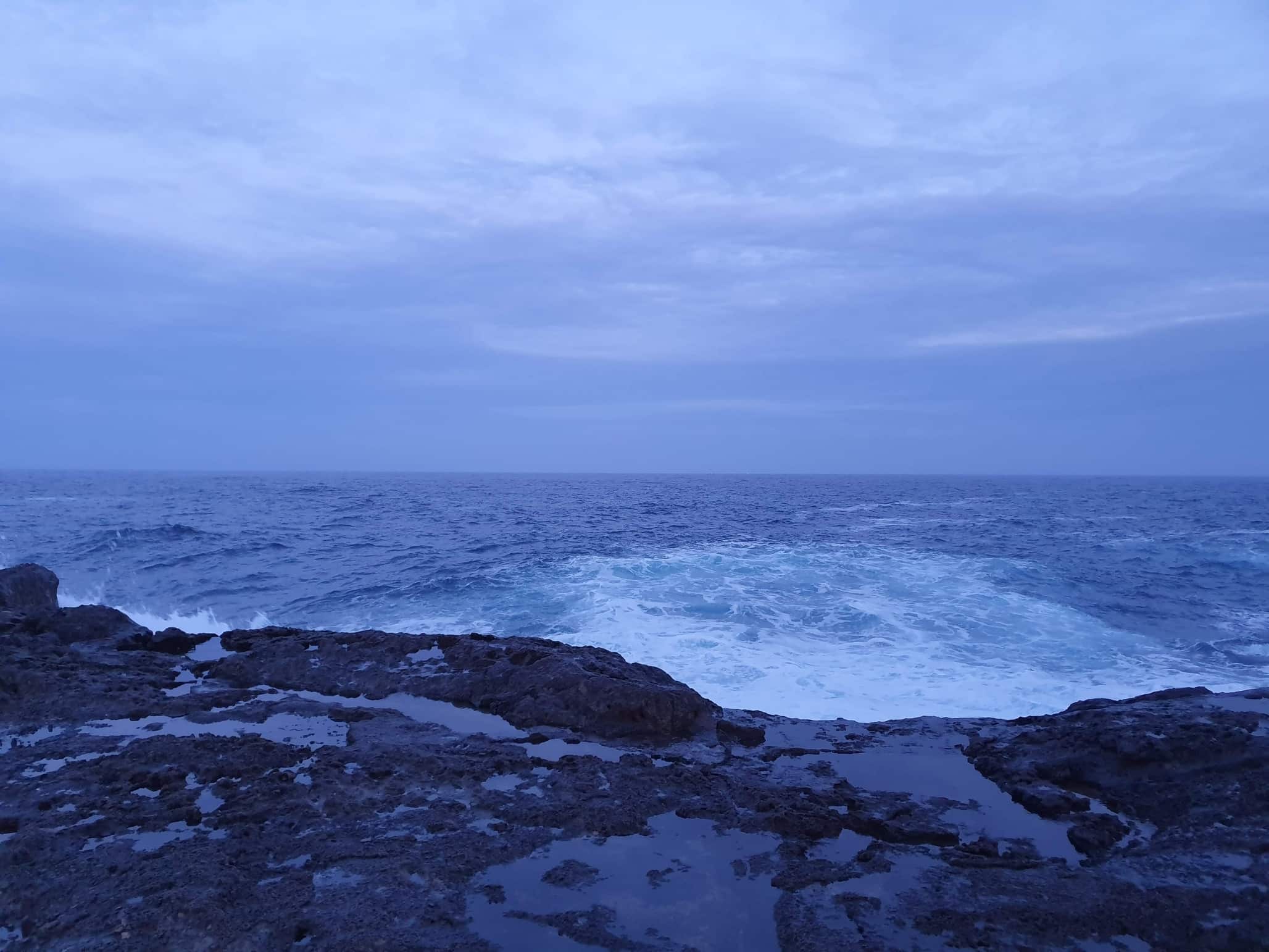 menorca in december storm