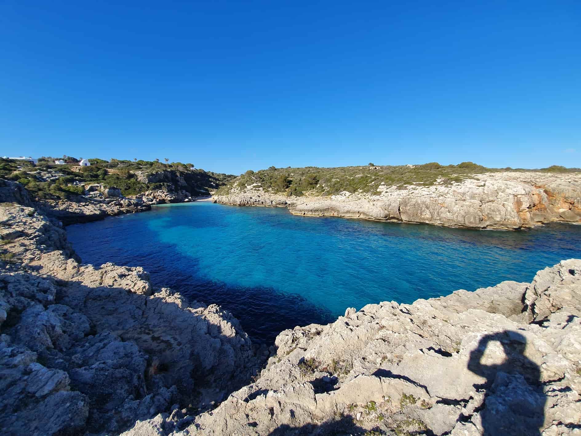 cala de binidali sant lluis menorca