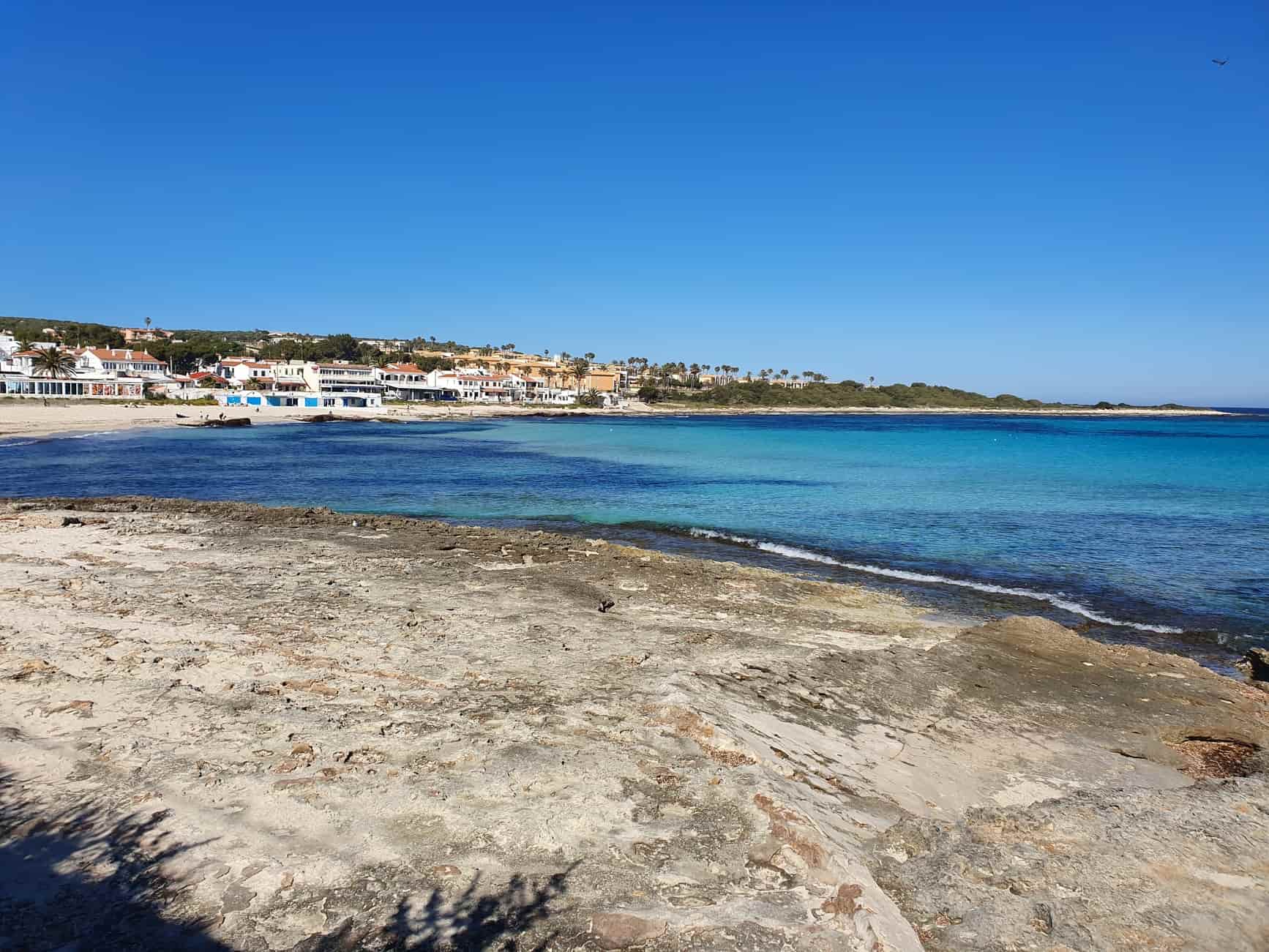 playa de punta prima sant lluis menorca