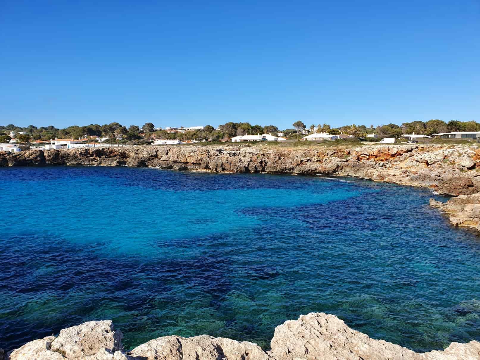 cala de ses olles en sant lluis menorca